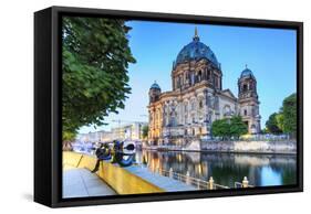 Germany, Deutschland. Berlin. Berlin Mitte. Berlin Cathedral, Berliner Dom.-Francesco Iacobelli-Framed Stretched Canvas