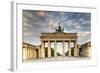 Germany, Deutschland. Berlin. Berlin Mitte. Brandenburg Gate, Brandenburger Tor-Francesco Iacobelli-Framed Photographic Print