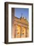 Germany, Deutschland. Berlin. Berlin Mitte. Brandenburg Gate, Brandenburger Tor-Francesco Iacobelli-Framed Photographic Print