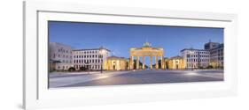 Germany, Deutschland. Berlin. Berlin Mitte. Brandenburg Gate, Brandenburger Tor-Francesco Iacobelli-Framed Photographic Print