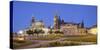 Germany, Dresden, Hofkirche (Church), Castle, Theaterplatz (Theatre Square)-Rainer Mirau-Stretched Canvas