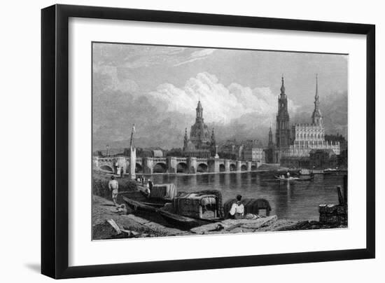 Germany Dresden-Samuel Prout-Framed Art Print