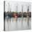 Germany, East Frisia, Northern Dike, Fisher-Boats, Harbor-Roland T.-Stretched Canvas