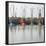 Germany, East Frisia, Northern Dike, Fisher-Boats, Harbor-Roland T.-Framed Photographic Print