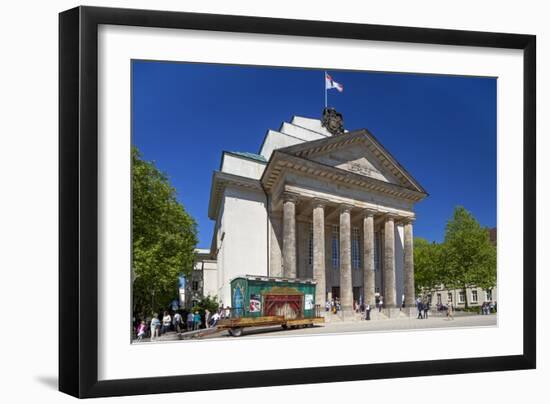 Germany, East Westphalia-Lippe, Land Theatre of Detmold-Chris Seba-Framed Photographic Print