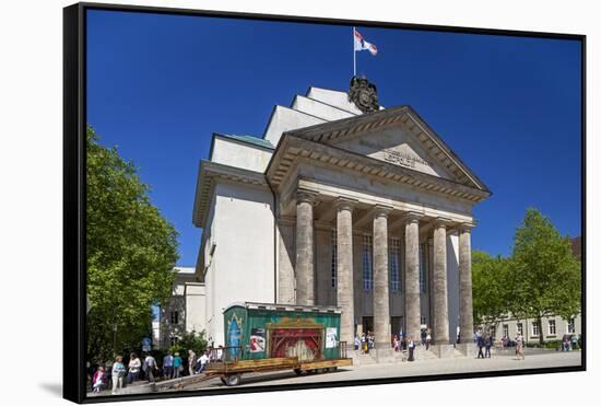 Germany, East Westphalia-Lippe, Land Theatre of Detmold-Chris Seba-Framed Stretched Canvas