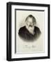Germany, Engraved Portrait of German Composer, Pianist and Conductor Johannes Brahms-null-Framed Giclee Print