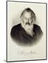 Germany, Engraved Portrait of German Composer, Pianist and Conductor Johannes Brahms-null-Mounted Giclee Print
