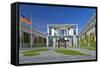 Germany, Europe, Berlin, Office of the Federal Chancellor-Chris Seba-Framed Stretched Canvas