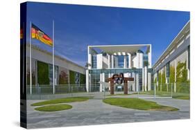 Germany, Europe, Berlin, Office of the Federal Chancellor-Chris Seba-Stretched Canvas