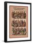 Germany Fashions its Warriors Medieval Tribes in Local Style-Friedrich Hottenroth-Framed Art Print