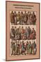 Germany Fashions its Warriors Medieval Tribes in Local Style-Friedrich Hottenroth-Mounted Art Print