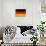 Germany Flag Design with Wood Patterning - Flags of the World Series-Philippe Hugonnard-Art Print displayed on a wall