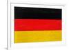 Germany Flag Design with Wood Patterning - Flags of the World Series-Philippe Hugonnard-Framed Art Print