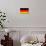 Germany Flag Design with Wood Patterning - Flags of the World Series-Philippe Hugonnard-Art Print displayed on a wall