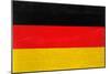 Germany Flag Design with Wood Patterning - Flags of the World Series-Philippe Hugonnard-Mounted Art Print
