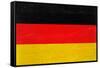 Germany Flag Design with Wood Patterning - Flags of the World Series-Philippe Hugonnard-Framed Stretched Canvas