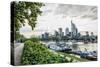 Germany, Frankfurt, Hesse, Skyline View from Direction Sachsenhausen-Bernd Wittelsbach-Stretched Canvas