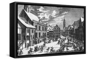 Germany Gottingen-Georg Heumann-Framed Stretched Canvas