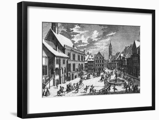 Germany Gottingen-Georg Heumann-Framed Art Print