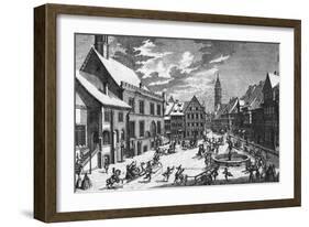 Germany Gottingen-Georg Heumann-Framed Art Print