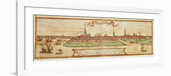 Germany, Hamburg, 1572-null-Framed Premium Giclee Print