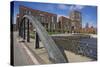 Germany, Hamburg, Busan Bridge in Front of the †berseequartier at the Brooktor-Uwe Steffens-Stretched Canvas