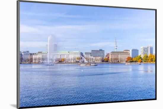 Germany, Hamburg, City Center, Alster, Alster, Autumn-Ingo Boelter-Mounted Photographic Print