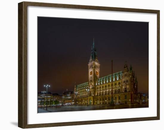 Germany, Hamburg, City Centre, Rathausmarkt, City Hall-Ingo Boelter-Framed Photographic Print