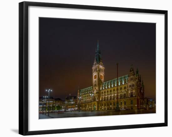 Germany, Hamburg, City Centre, Rathausmarkt, City Hall-Ingo Boelter-Framed Photographic Print