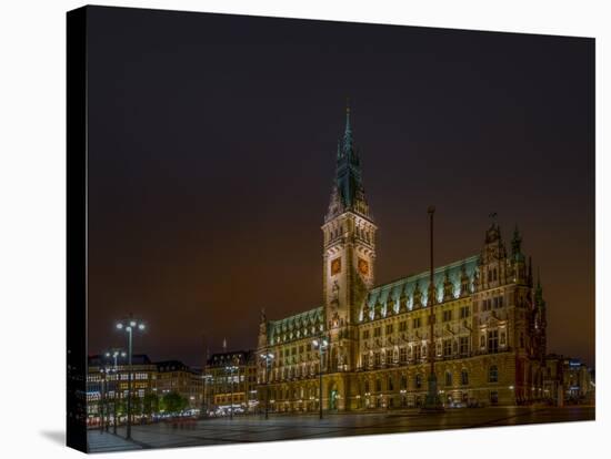 Germany, Hamburg, City Centre, Rathausmarkt, City Hall-Ingo Boelter-Stretched Canvas