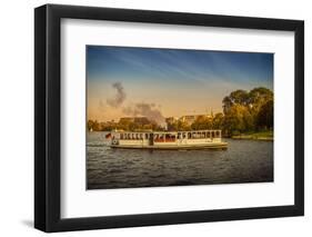 Germany, Hamburg, City Centre, the Alster, Outer Alster, Autumn-Ingo Boelter-Framed Photographic Print