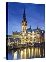 Germany, Hamburg, City Hall (Rathaus)-Michele Falzone-Stretched Canvas