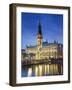 Germany, Hamburg, City Hall (Rathaus)-Michele Falzone-Framed Photographic Print