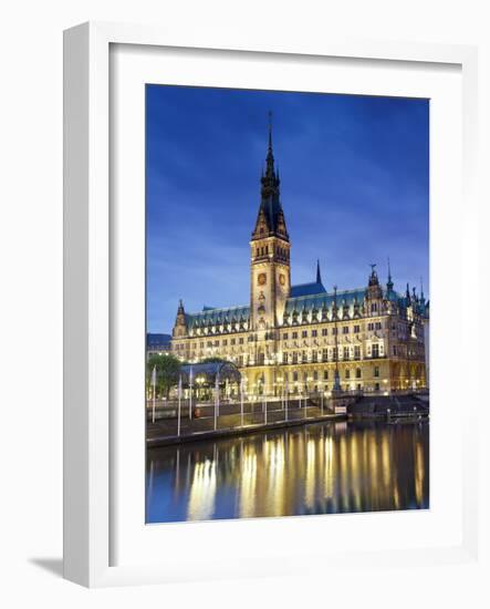 Germany, Hamburg, City Hall (Rathaus)-Michele Falzone-Framed Photographic Print