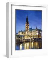 Germany, Hamburg, City Hall (Rathaus)-Michele Falzone-Framed Photographic Print