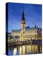 Germany, Hamburg, City Hall (Rathaus)-Michele Falzone-Stretched Canvas