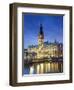 Germany, Hamburg, City Hall (Rathaus)-Michele Falzone-Framed Premium Photographic Print