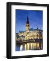 Germany, Hamburg, City Hall (Rathaus)-Michele Falzone-Framed Premium Photographic Print