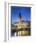 Germany, Hamburg, City Hall (Rathaus)-Michele Falzone-Framed Premium Photographic Print