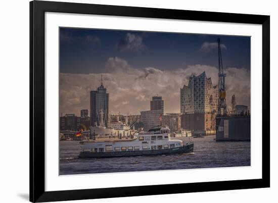 Germany, Hamburg, Elbe, Harbor, St. Pauli, Am Fischmarkt-Ingo Boelter-Framed Photographic Print