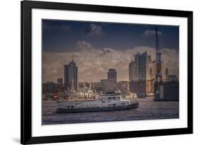 Germany, Hamburg, Elbe, Harbor, St. Pauli, Am Fischmarkt-Ingo Boelter-Framed Photographic Print