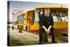 Germany, Hamburg, Elbe, Harbour, Captain, Ferry, Ferry Port-Ingo Boelter-Stretched Canvas