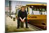 Germany, Hamburg, Elbe, Harbour, Captain, Ferry, Harbour Ferry-Ingo Boelter-Mounted Photographic Print