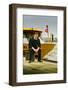 Germany, Hamburg, Elbe, Harbour, Captain, Ferry, Harbour Ferry-Ingo Boelter-Framed Photographic Print