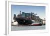 Germany, Hamburg, Elbe (River), 'Fischmarkt', Harbour-Ingo Boelter-Framed Photographic Print