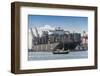 Germany, Hamburg, Elbe (River), 'Fischmarkt', Harbour-Ingo Boelter-Framed Photographic Print