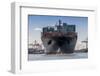 Germany, Hamburg, Elbe (River), 'Fischmarkt', Harbour-Ingo Boelter-Framed Photographic Print