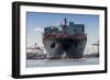 Germany, Hamburg, Elbe (River), 'Fischmarkt', Harbour-Ingo Boelter-Framed Photographic Print