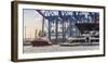 Germany, Hamburg, Elbe (River), 'Fischmarkt', Harbour-Ingo Boelter-Framed Photographic Print